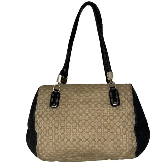 COACH Authentic Vintage Madison Madeline Op Art jacquard bag #25215 - Picture 6 of 13